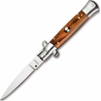 Автоматический складной нож нож Magnum Sicilian Needle Olive Wood, сталь 440A, рукоять дерево, 01MB279 купить в Курске