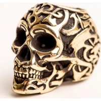 Бусина Triball Skull, мельхиор купить в Курске