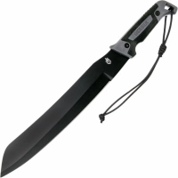 Мачете Gerber — Gator Golok Machete, сталь 65MN Carbon Steel Black Finish, рукоять ударопрочный пластик купить в Курске