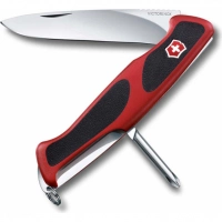 Нож перочинный Victorinox RangerGrip, сталь X50CrMoV15, рукоять нейлон, красно-чёрный купить в Курске