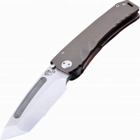 Нож складной Medford Marauder Tanto, сталь D2 Tool Steel, рукоять титановый сплав, бронзовый купить в Курске