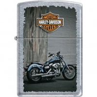 Зажигалка ZIPPO Harley-Davidson® Байк, с покрытием Street Chrome™, латунь/сталь, серебристая, 36x12x56 мм купить в Курске