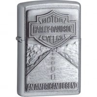 Зажигалка ZIPPO Harley-Davidson® Легенда, с покрытием Street Chrome™ купить в Курске