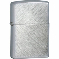 Зажигалка ZIPPO с покрытием Herringbone Sweep, латунь/сталь, серебристая, матовая, 36x12x56 мм купить в Курске