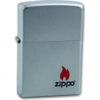 Зажигалка ZIPPO Satin Chrome, латунь с ник.-хром. покрыт., серебр., матовая, 36х56х12 мм купить в Курске