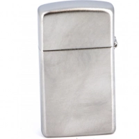 Зажигалка ZIPPO Slim® с покрытием Satin Chrome™, латунь/сталь, серебристая, матовая, 30х10×55 мм купить в Курске